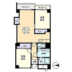 物件の間取り
