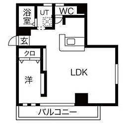 間取図画像 1LDK