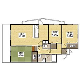 間取図画像 3LDK