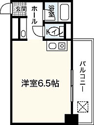 フェニックス八丁堀 ワンルームの間取図画像