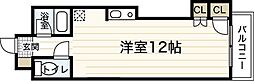和秀中広ビル ワンルームの間取図画像