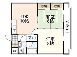 ヴェナール 2LDKの間取図画像