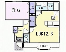 間取図画像 1LDK