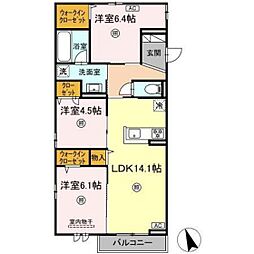 間取図画像 3LDK