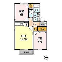 フォンテーヌ 2階/201