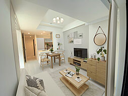 ONE ROOF RESIDENCE TAMACHI 601 6階1LDKのリビング/ダイニング