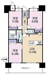 間取図画像 3LDK