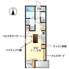 物件の間取り