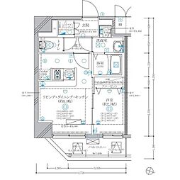 名古屋市中区千代田4丁目マンション 1LDKの間取図画像