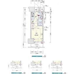 プレサンス千種アイル 1Kの間取図画像