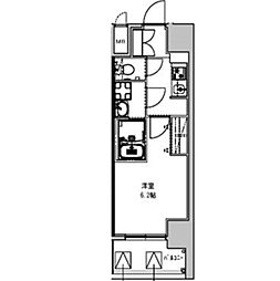 名古屋市天白区古川町マンション 1Kの間取図画像
