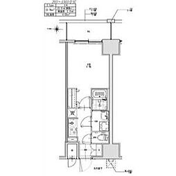 名古屋市北区杉栄町5丁目マンション 1Kの間取図画像