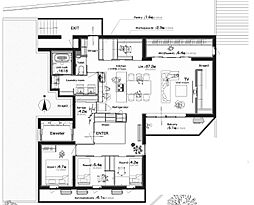 MOTHER(滝川) 3SLDKの間取図画像