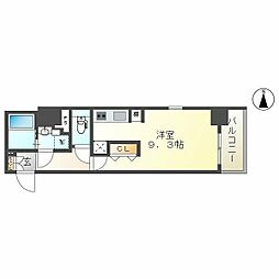CasaGrandeAoi ワンルームの間取図画像