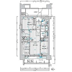 プレサンスレイズ鶴舞公園 3LDKの間取図画像