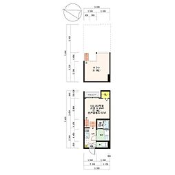 PROPS2 1SKの間取図画像