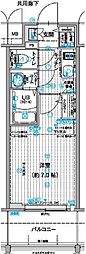 名古屋市北区若葉通1丁目マンション 1Kの間取図画像