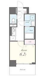 ル・シエル葵 1Kの間取図画像