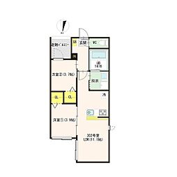 仮称)菊園町四丁目 3階