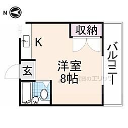 近鉄京都線 高の原駅 徒歩16分