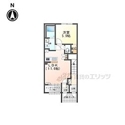 京成II‐I 1LDKの間取図画像