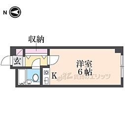 ビルまあぁろ～ 1Kの間取図画像
