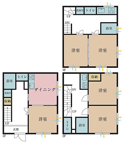 間取り 中野区中央5丁目