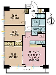 間取図画像 3LDK