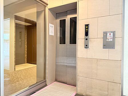 エレベーター完備のため荷物が多くなっても安心。
