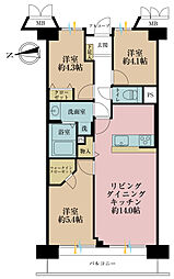 間取図画像 3LDK