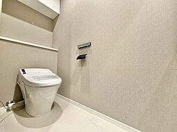 清潔感の高いお手洗い。