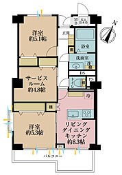 間取図画像 2SLDK