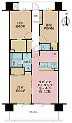 間取図画像 3LDK