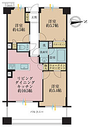 間取図画像 3LDK