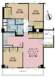 間取図画像 3LDK