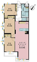 間取図画像 3LDK