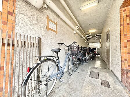 駐輪場も綺麗に整頓されています。※空き状況は都度ご確認下さい。