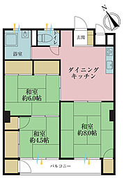 ニューミタカマンション 3DKの間取図画像