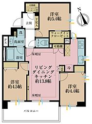 イトーピアマイズ池袋 3LDKの間取図画像