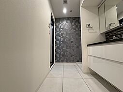 十分な広さの脱衣所。