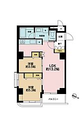 シティハイツ三ノ輪 2LDKの間取図画像