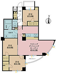 Jステージ千歳台 3LDKの間取図画像