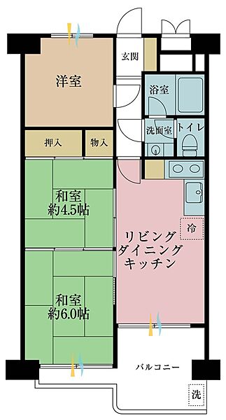 間取りを拡大表示