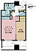 間取り：1LDK、専有面積44.99m2、バルコニー面積10.4m2