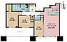 間取り：3LDK、専有面積70.58m2、バルコニー面積12.22m2