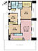 間取り：3LDK、専有面積80.39m2、バルコニー面積35.55m2