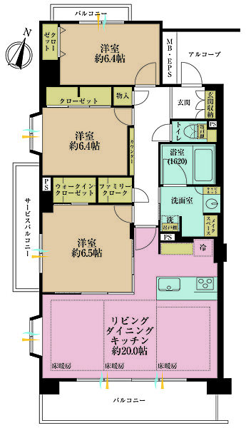 間取りを拡大表示