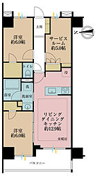 プレシス東陽町 2SLDKの間取図画像