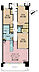 間取り：3LDK、専有面積77.15m2、バルコニー面積12.35m2
