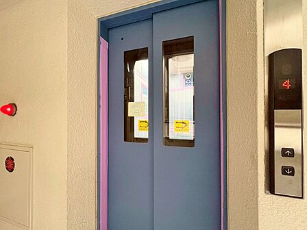 エレベーター完備のため荷物が多くなっても安心。